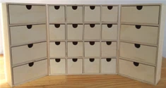 24-Calendario de Adviento de cajón plegable